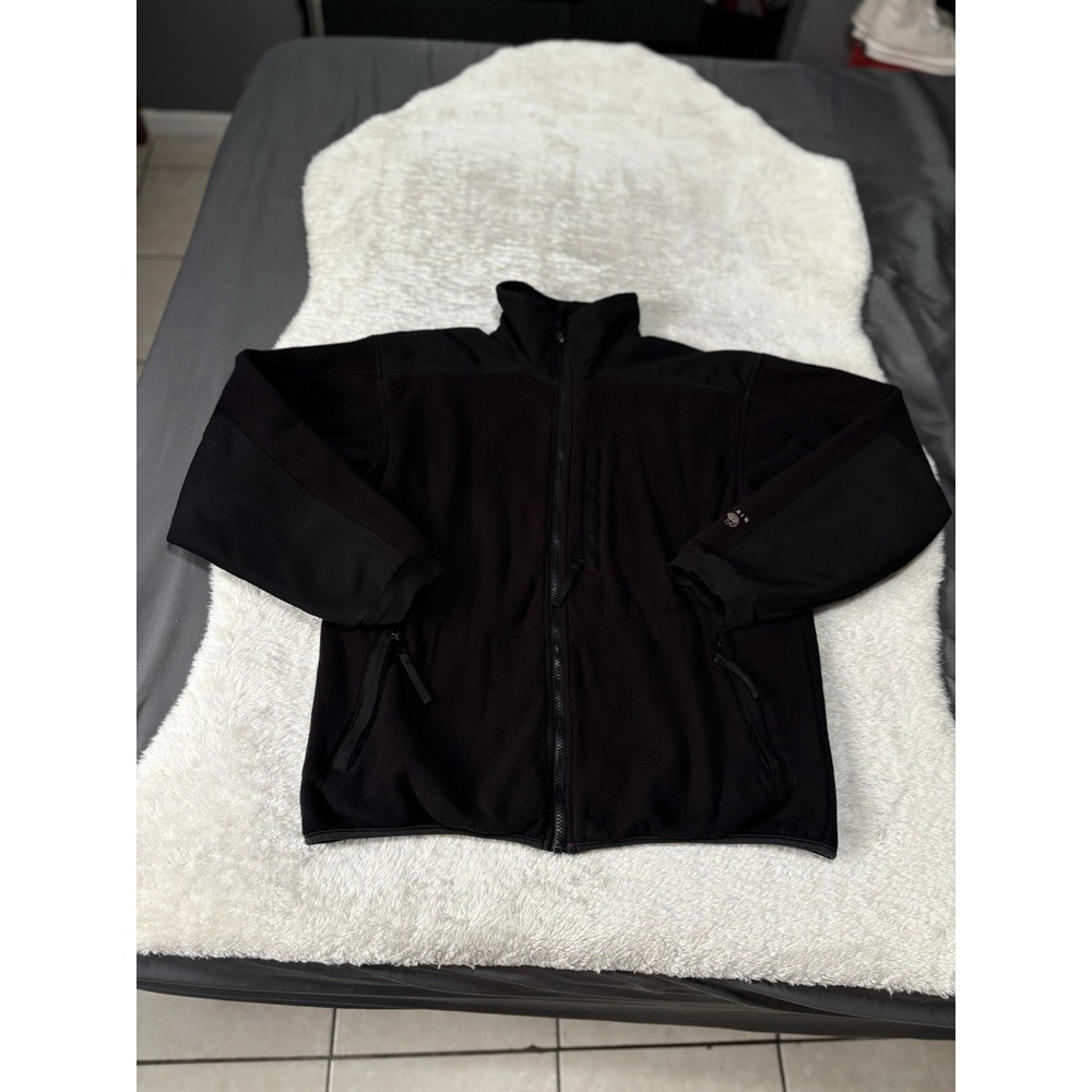 Mountain Hardwear Size 14 Womens Black Full Zip Fleece Denali Jacket READ